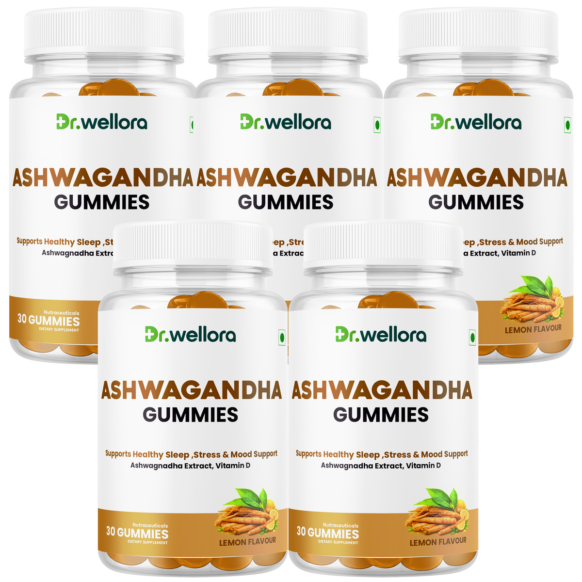 Ashwagandha Gummies with Vitamin D – Stress, Mood & Sleep Support