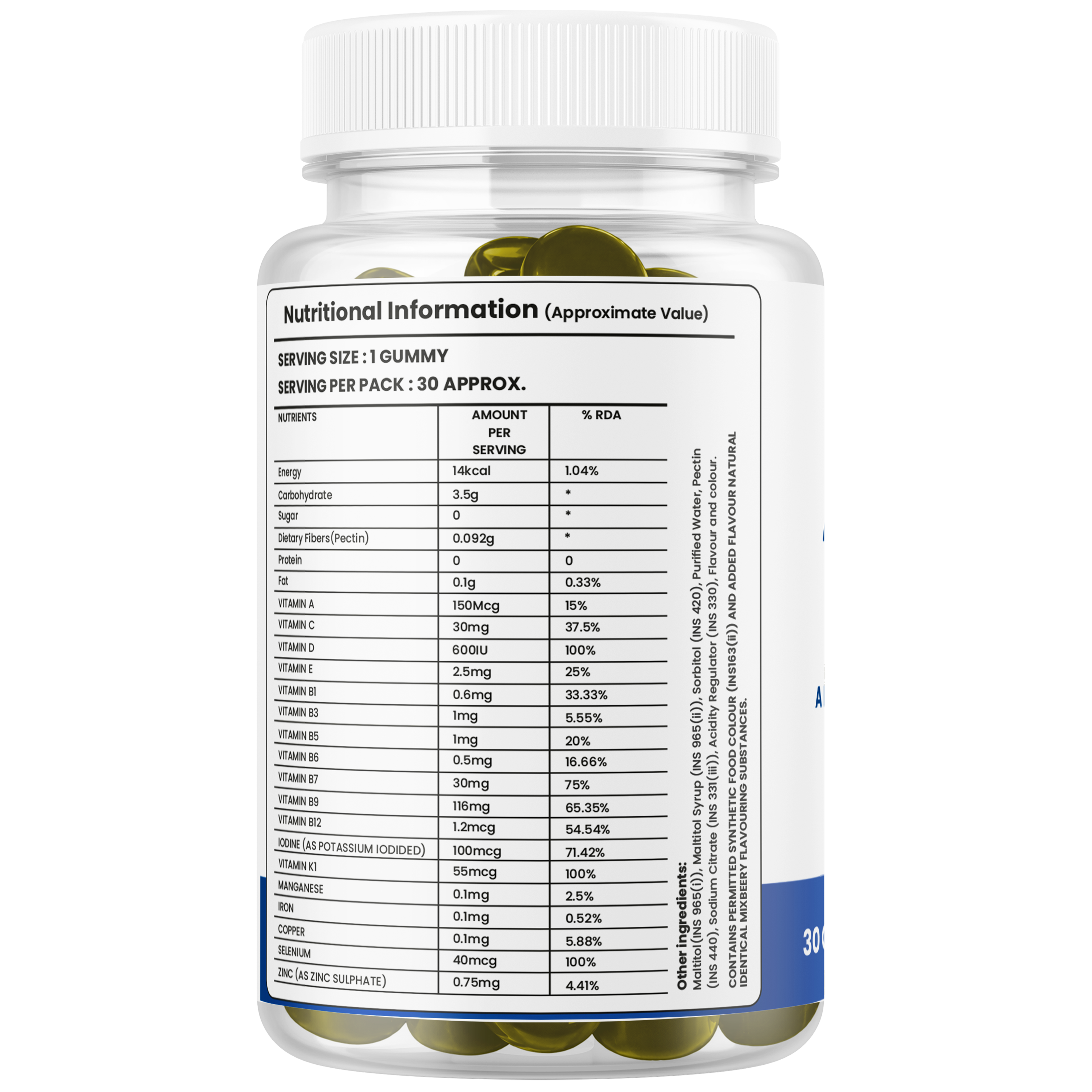 Men’s Multivitamin Gummies with Essential Vitamins & Minerals – Daily Nutrition Support