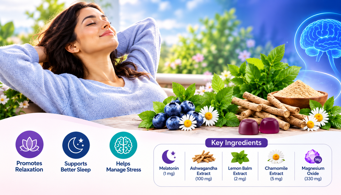 Stress Relief Gummies: Benefits, Ingredients, Sleep Support and Daily Wellness