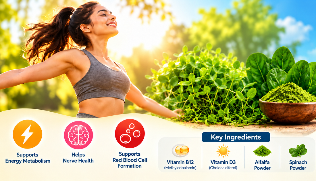 Vitamin B12 + D3 Capsules: Benefits, Uses, Dosage and Daily Health Guide