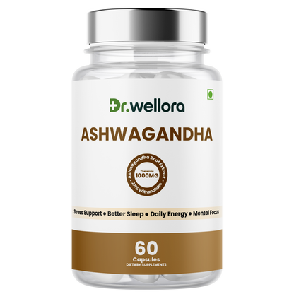 Ashwagandha Capsules 1000mg – Stress Management, Sleep & Daily Wellness Support