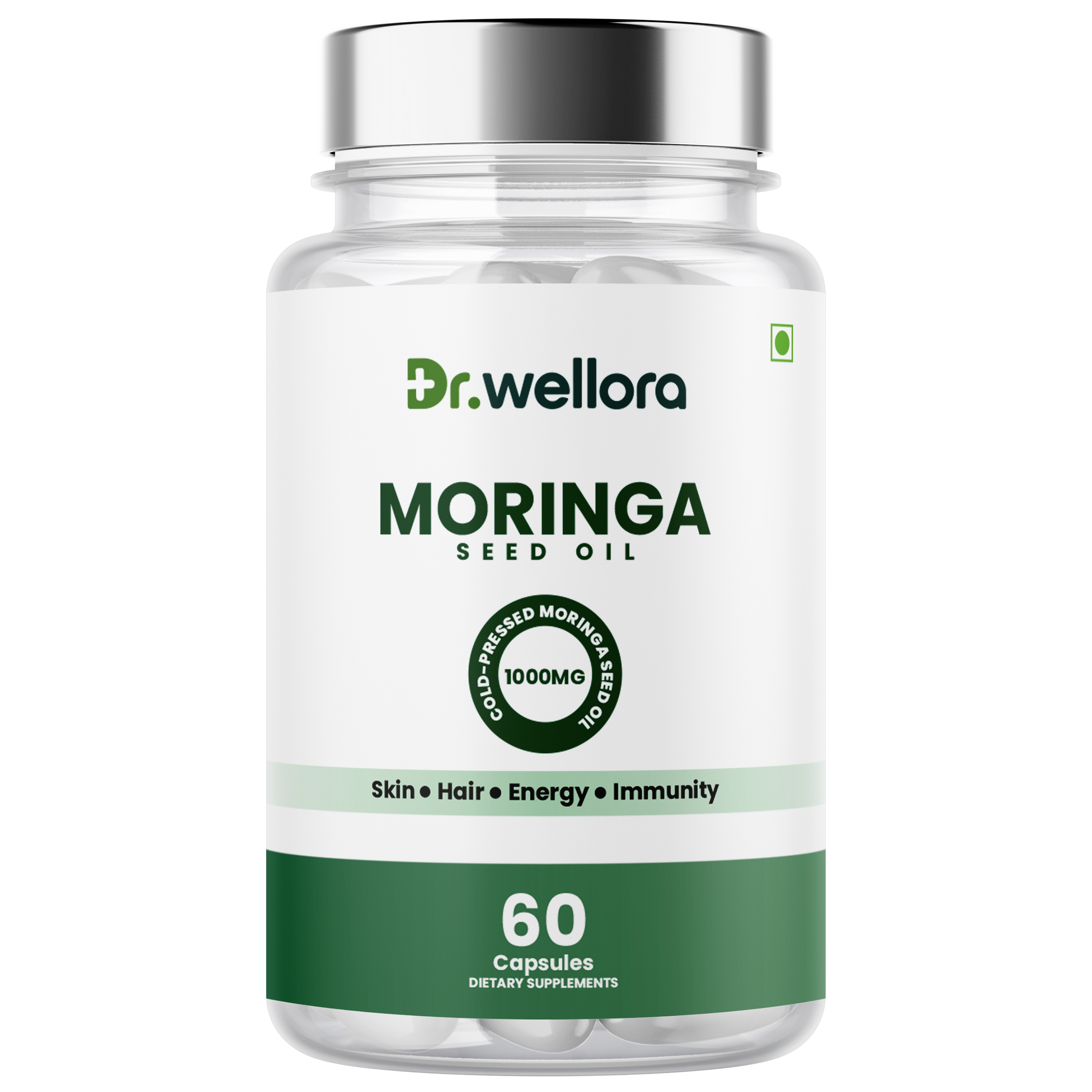 Moringa Seed Oil Capsules – Cold-Pressed Morning Glory Seed Oil for Skin, Hair & Daily Wellness