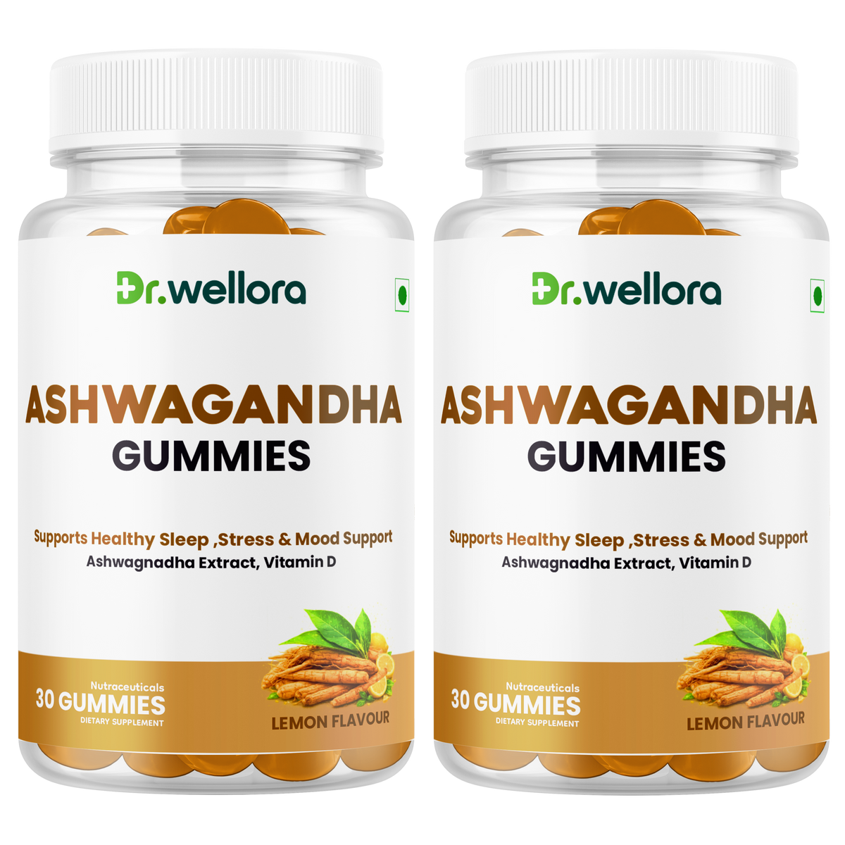 Ashwagandha Gummies with Vitamin D – Stress, Mood & Sleep Support