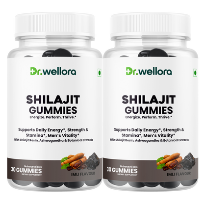 Shilajit Gummies with Ashwagandha & Botanical Extracts – Energy, Strength & Men’s Wellness Support