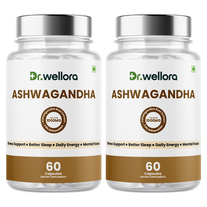 Ashwagandha Capsules 1000mg – Stress Management, Sleep & Daily Wellness Support