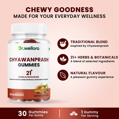 Chyawanprash Gummies with Amla, Ashwagandha & Herbs – Immunity & Daily Wellness Support