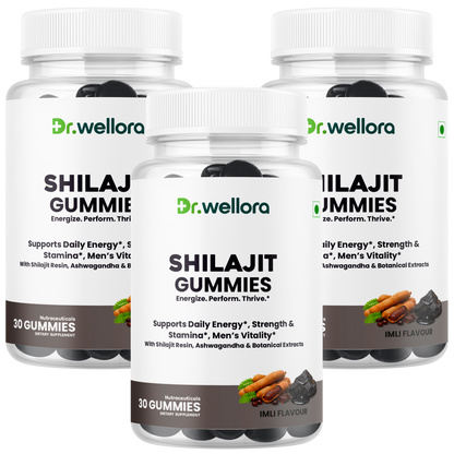 Shilajit Gummies with Ashwagandha & Botanical Extracts – Energy, Strength & Men’s Wellness Support