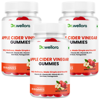 Apple Cider Vinegar Gummies with B Vitamins, Beetroot & Pomegranate – Daily Wellness Support