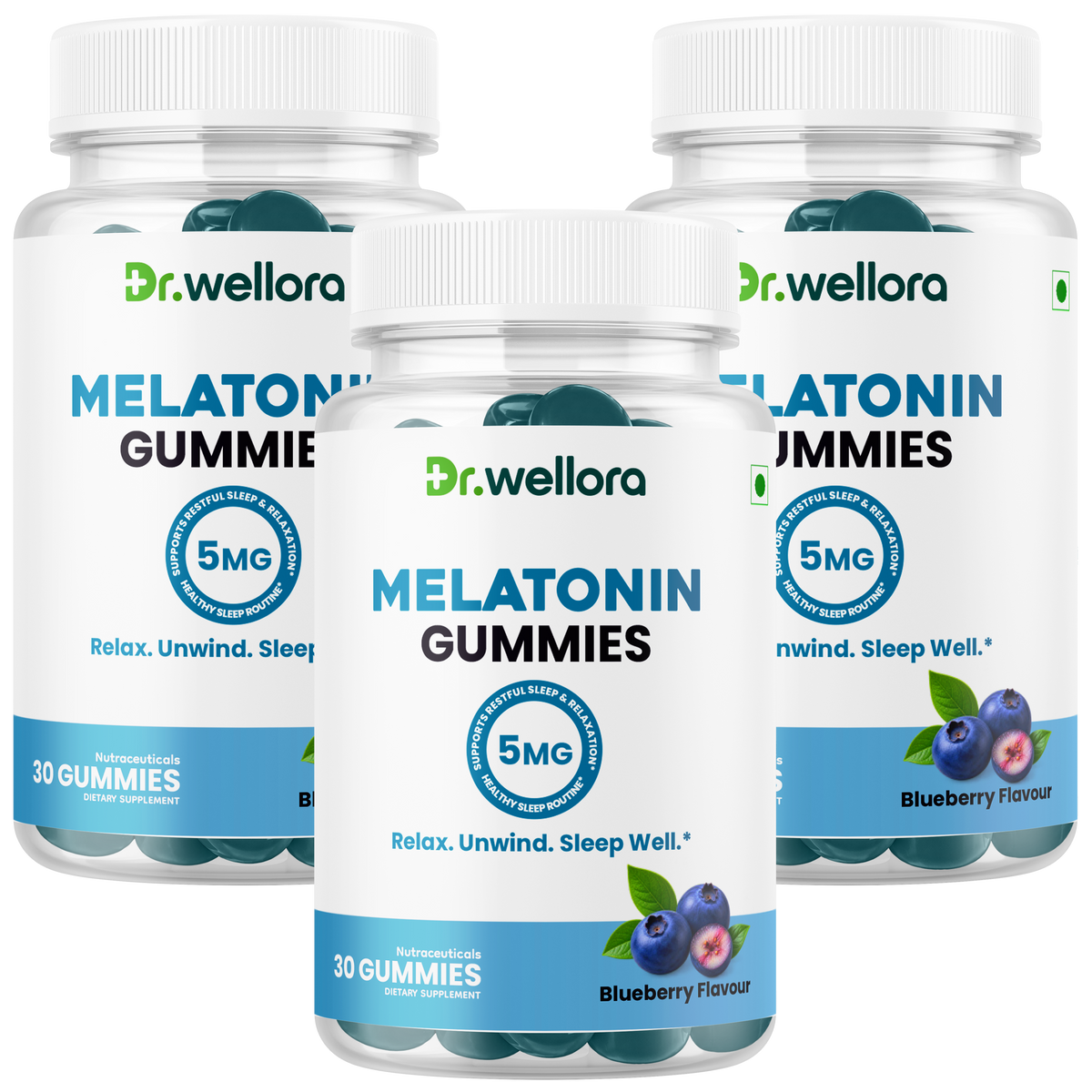 Melatonin Gummies 5mg – Sleep Support for Relaxation & Nighttime Wellness