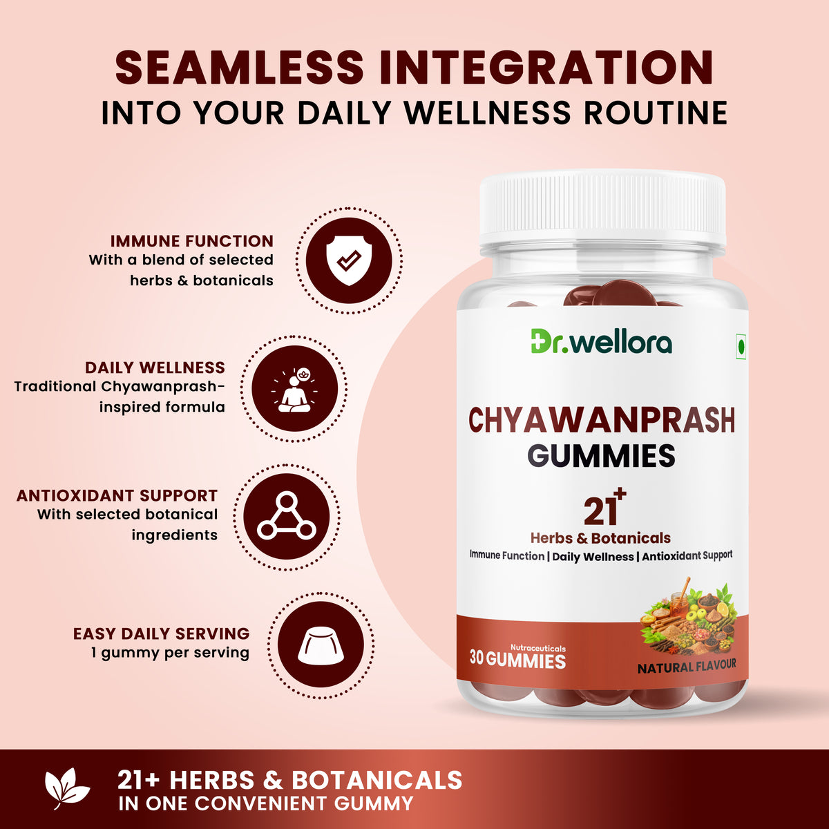 Chyawanprash Gummies with Amla, Ashwagandha & Herbs – Immunity & Daily Wellness Support