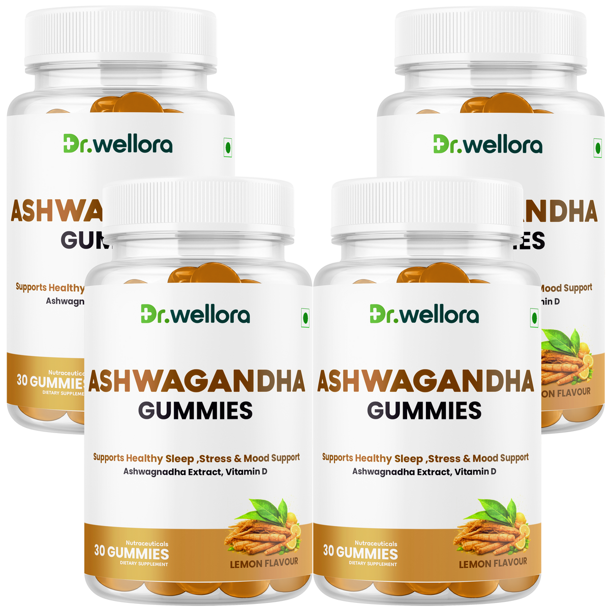 Ashwagandha Gummies with Vitamin D – Stress, Mood & Sleep Support