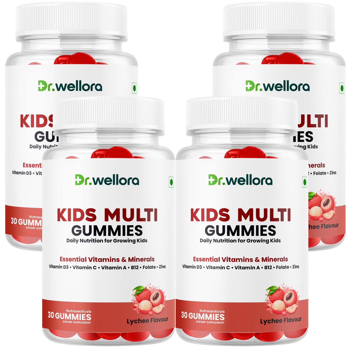 Kids Multivitamin Gummies with Vitamins & Minerals – Daily Nutrition Support for Growing Kids