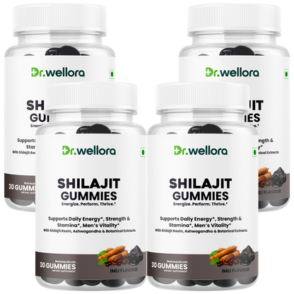 Shilajit Gummies with Ashwagandha & Botanical Extracts – Energy, Strength & Men’s Wellness Support