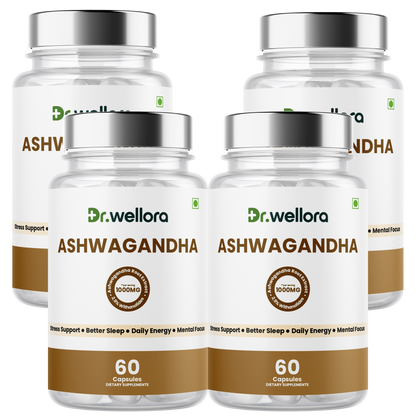 Ashwagandha Capsules 1000mg – Stress Management, Sleep & Daily Wellness Support