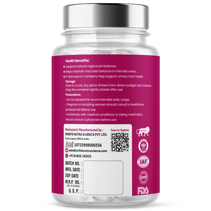 Women’s Probiotic 50 Billion – Vaginal & Gut Health (60 Caps)