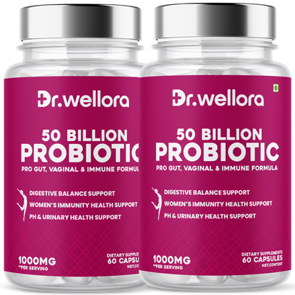 Women’s Probiotic 50 Billion – Vaginal & Gut Health (60 Caps)