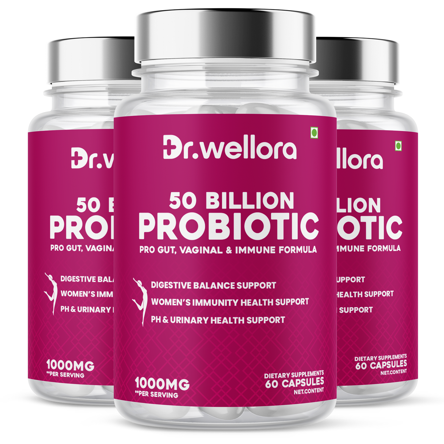 Women’s Probiotic 50 Billion – Vaginal & Gut Health (60 Caps)