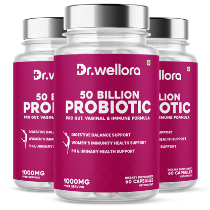 Women’s Probiotic 50 Billion – Vaginal & Gut Health (60 Caps)