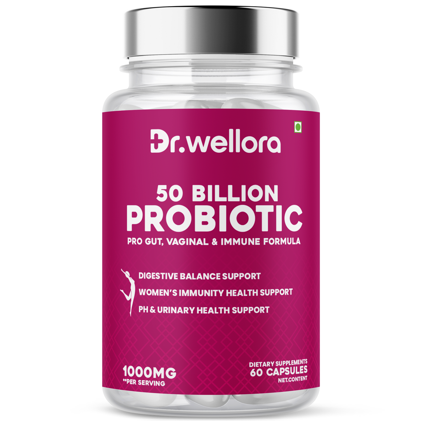Women’s Probiotic 50 Billion – Vaginal & Gut Health (60 Caps)
