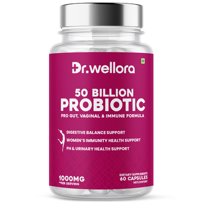 Women’s Probiotic 50 Billion – Vaginal & Gut Health (60 Caps)