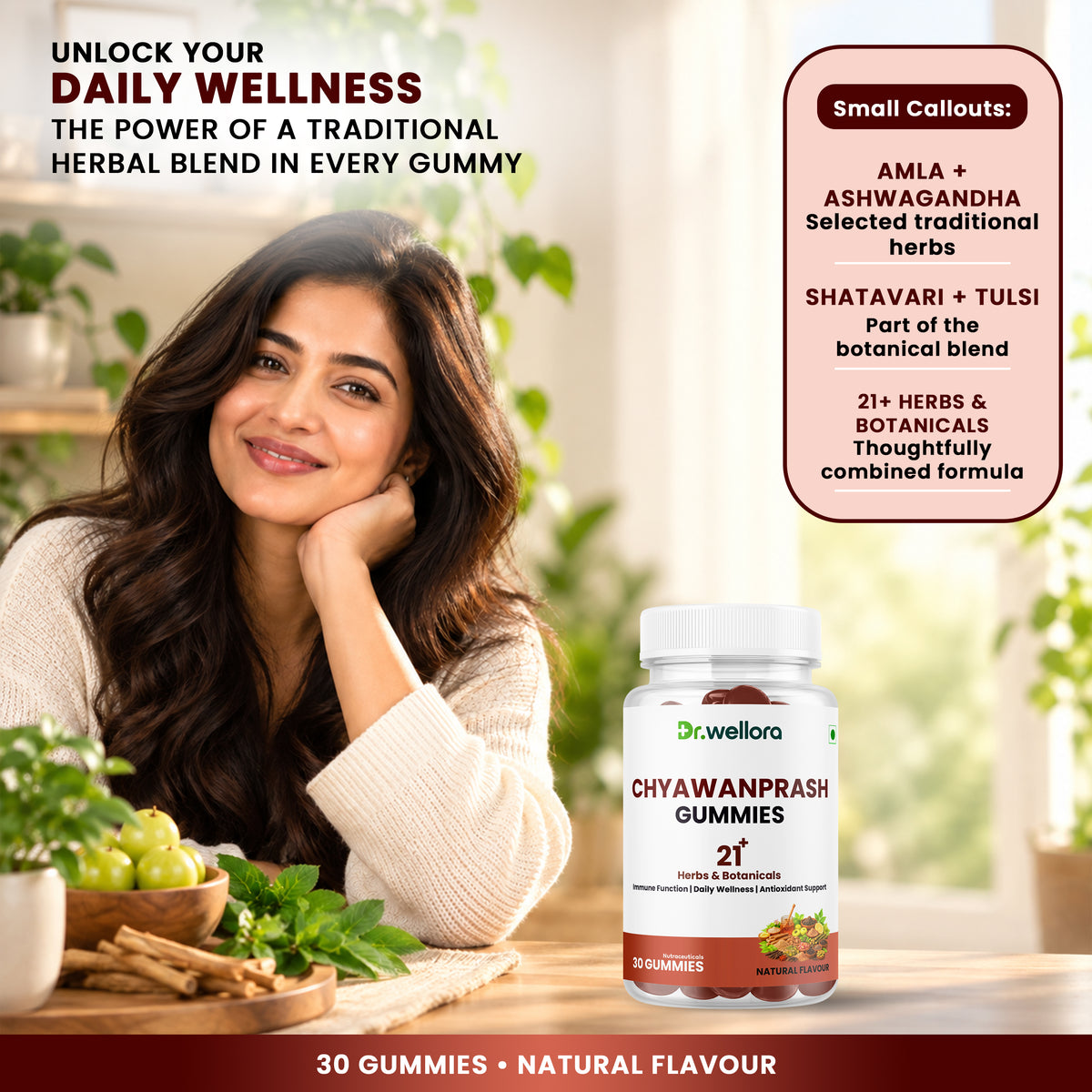Chyawanprash Gummies with Amla, Ashwagandha & Herbs – Immunity & Daily Wellness Support