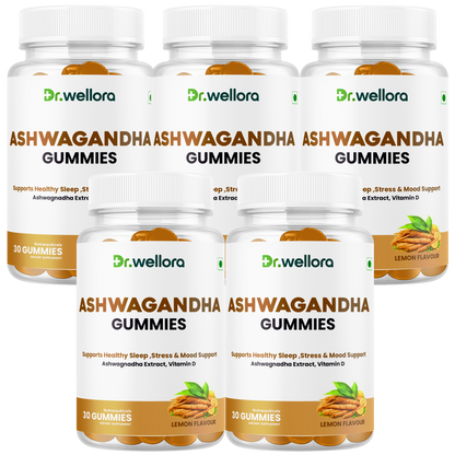 Ashwagandha Gummies with Vitamin D – Stress, Mood & Sleep Support