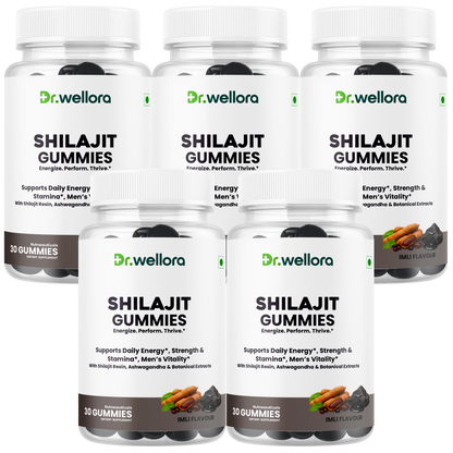Shilajit Gummies with Ashwagandha & Botanical Extracts – Energy, Strength & Men’s Wellness Support
