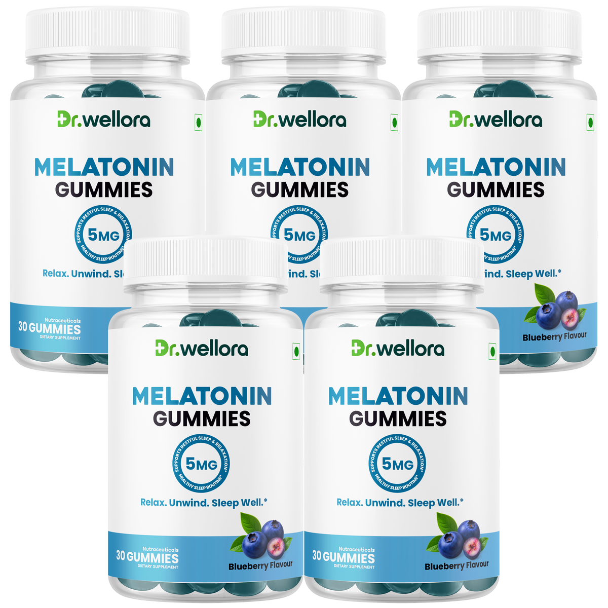 Melatonin Gummies 5mg – Sleep Support for Relaxation & Nighttime Wellness
