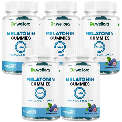 Melatonin Gummies 5mg – Sleep Support for Relaxation & Nighttime Wellness