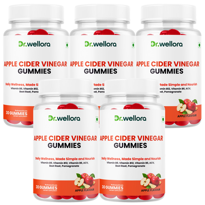Apple Cider Vinegar Gummies with B Vitamins, Beetroot & Pomegranate – Daily Wellness Support