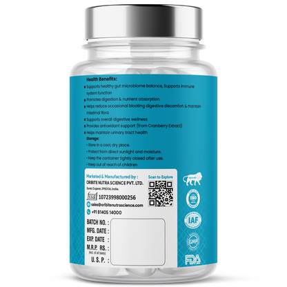Probiotic 65 Billion Capsules – Gut Health & Immunity (60 Caps)