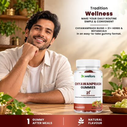 Chyawanprash Gummies with Amla, Ashwagandha & Herbs – Immunity & Daily Wellness Support