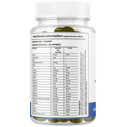 Men’s Multivitamin Gummies with Essential Vitamins & Minerals – Daily Nutrition Support