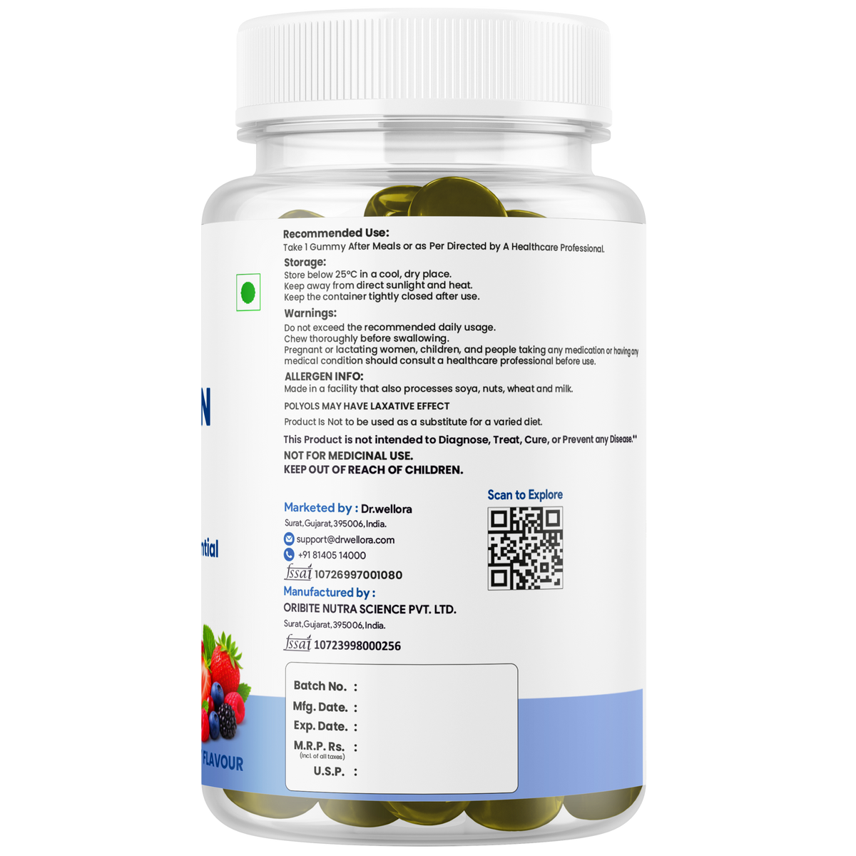 Men’s Multivitamin Gummies with Essential Vitamins & Minerals – Daily Nutrition Support