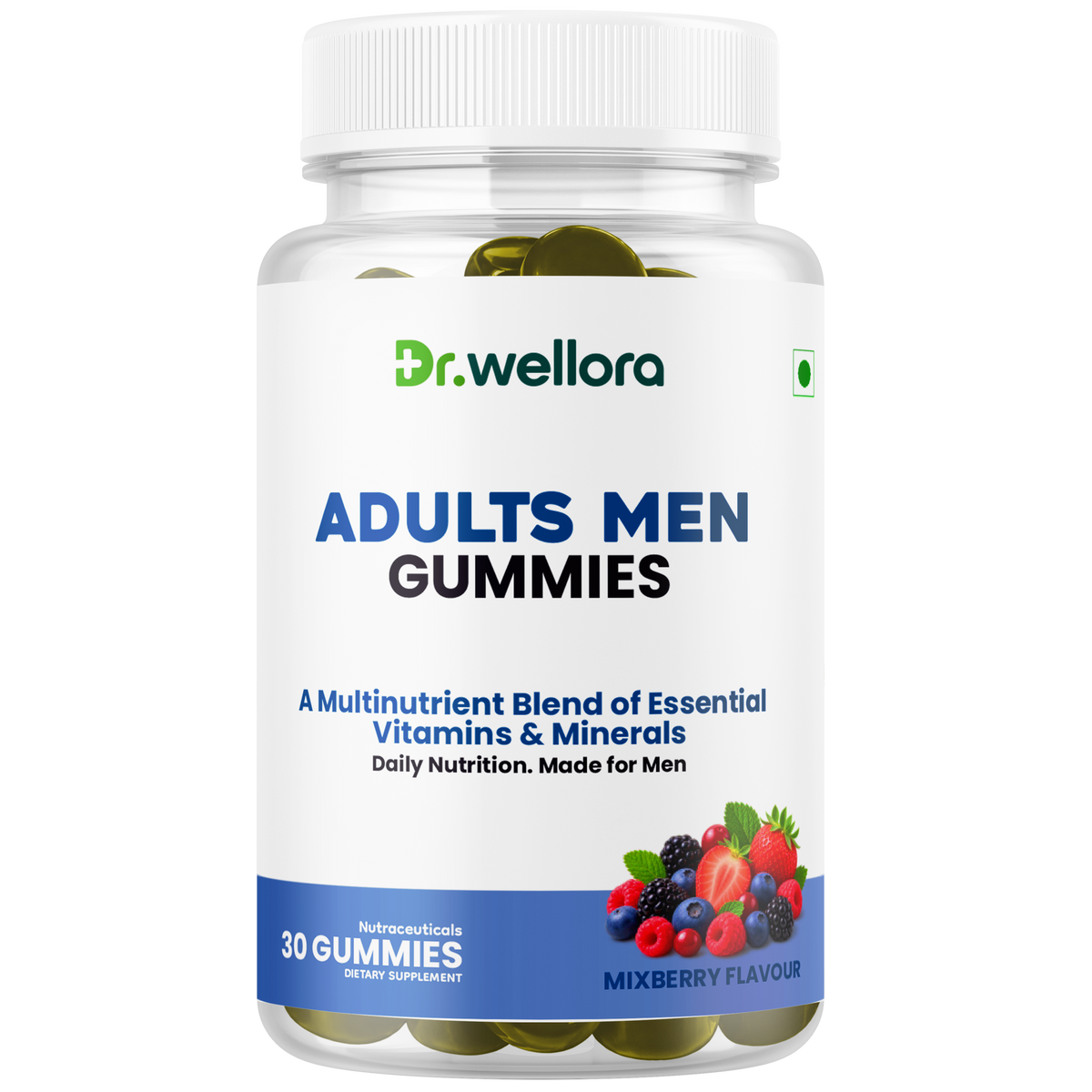 Men’s Multivitamin Gummies with Essential Vitamins & Minerals – Daily Nutrition Support