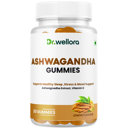 Ashwagandha Gummies with Vitamin D – Stress, Mood & Sleep Support