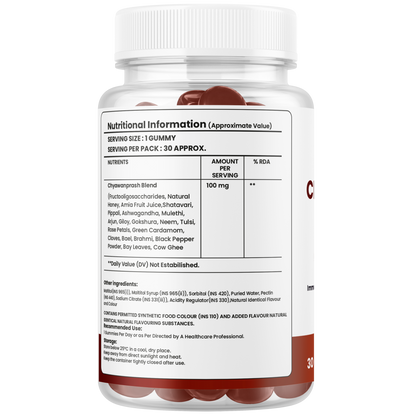 Chyawanprash Gummies with Amla, Ashwagandha & Herbs – Immunity & Daily Wellness Support