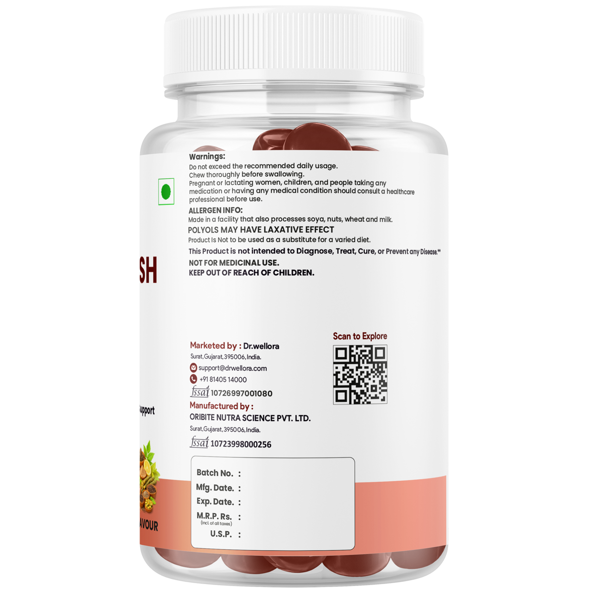 Chyawanprash Gummies with Amla, Ashwagandha & Herbs – Immunity & Daily Wellness Support