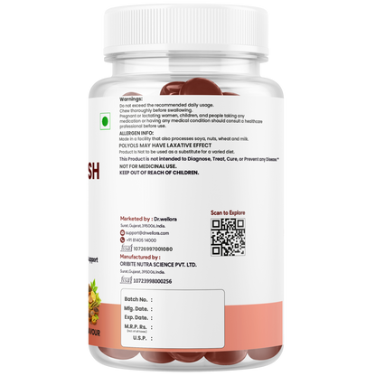 Chyawanprash Gummies with Amla, Ashwagandha & Herbs – Immunity & Daily Wellness Support