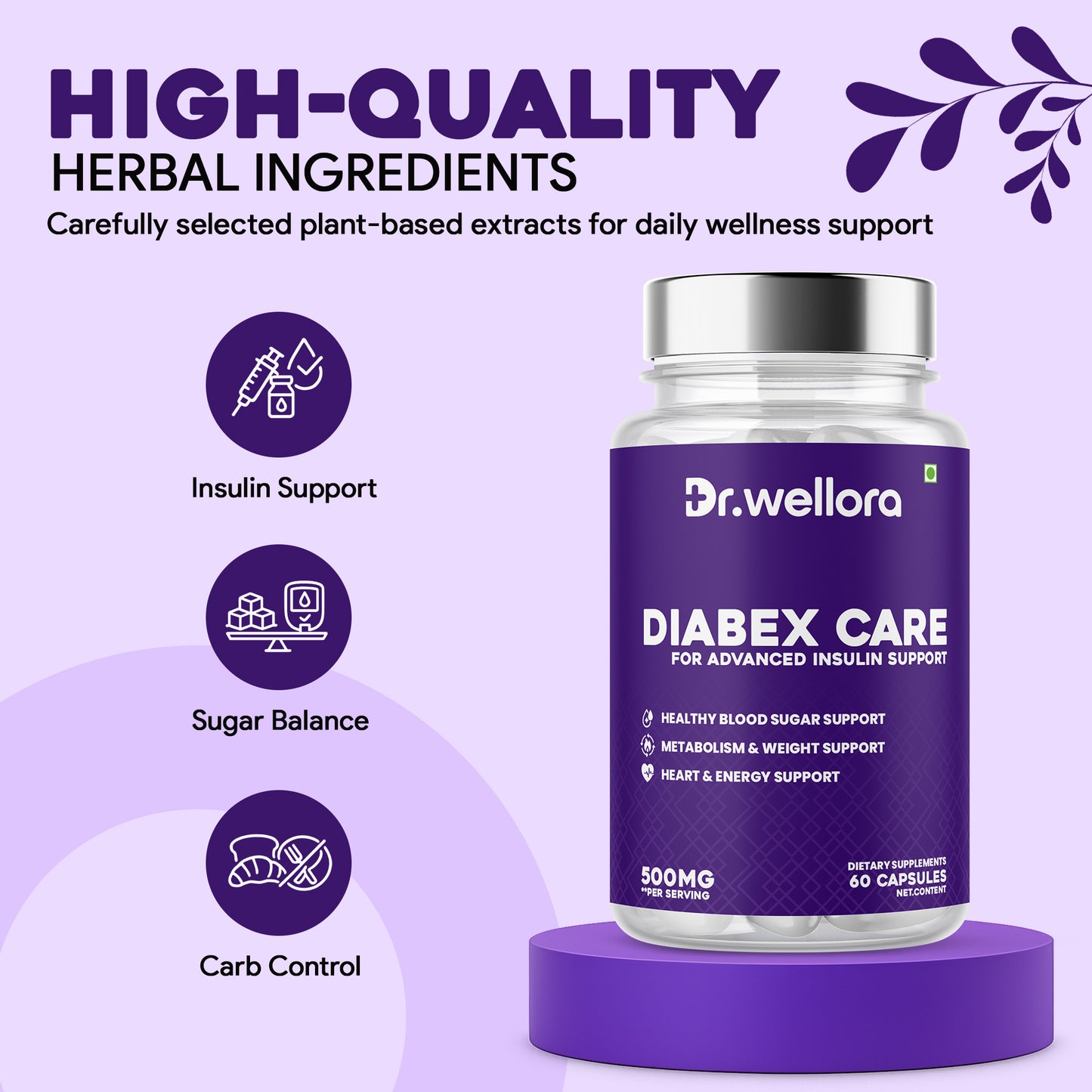 Diabex Capsules – Blood Sugar & Metabolism Support (60 Caps)