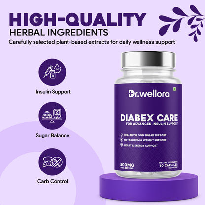 Diabex Capsules – Blood Sugar & Metabolism Support (60 Caps)