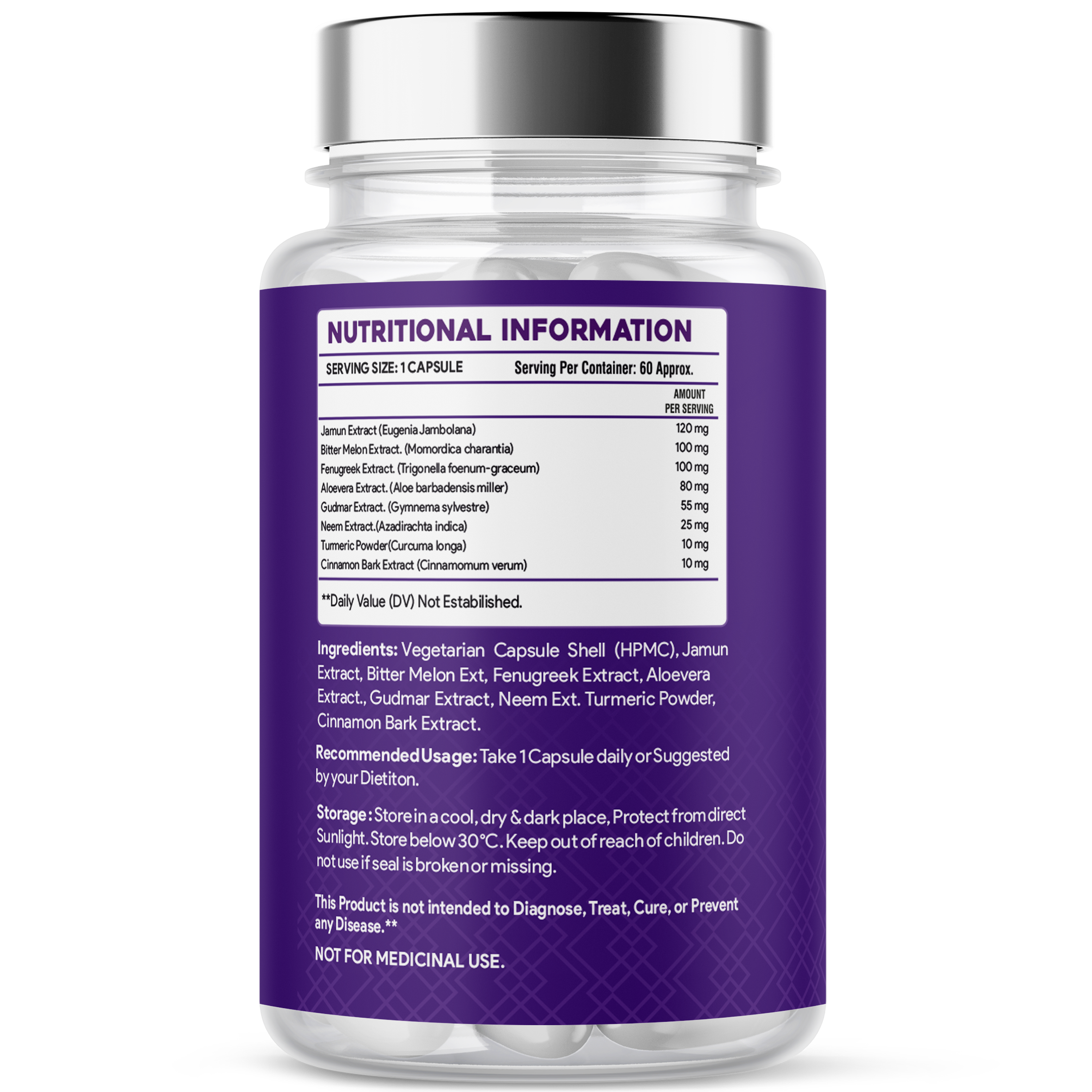 Diabex Capsules – Blood Sugar & Metabolism Support (60 Caps)