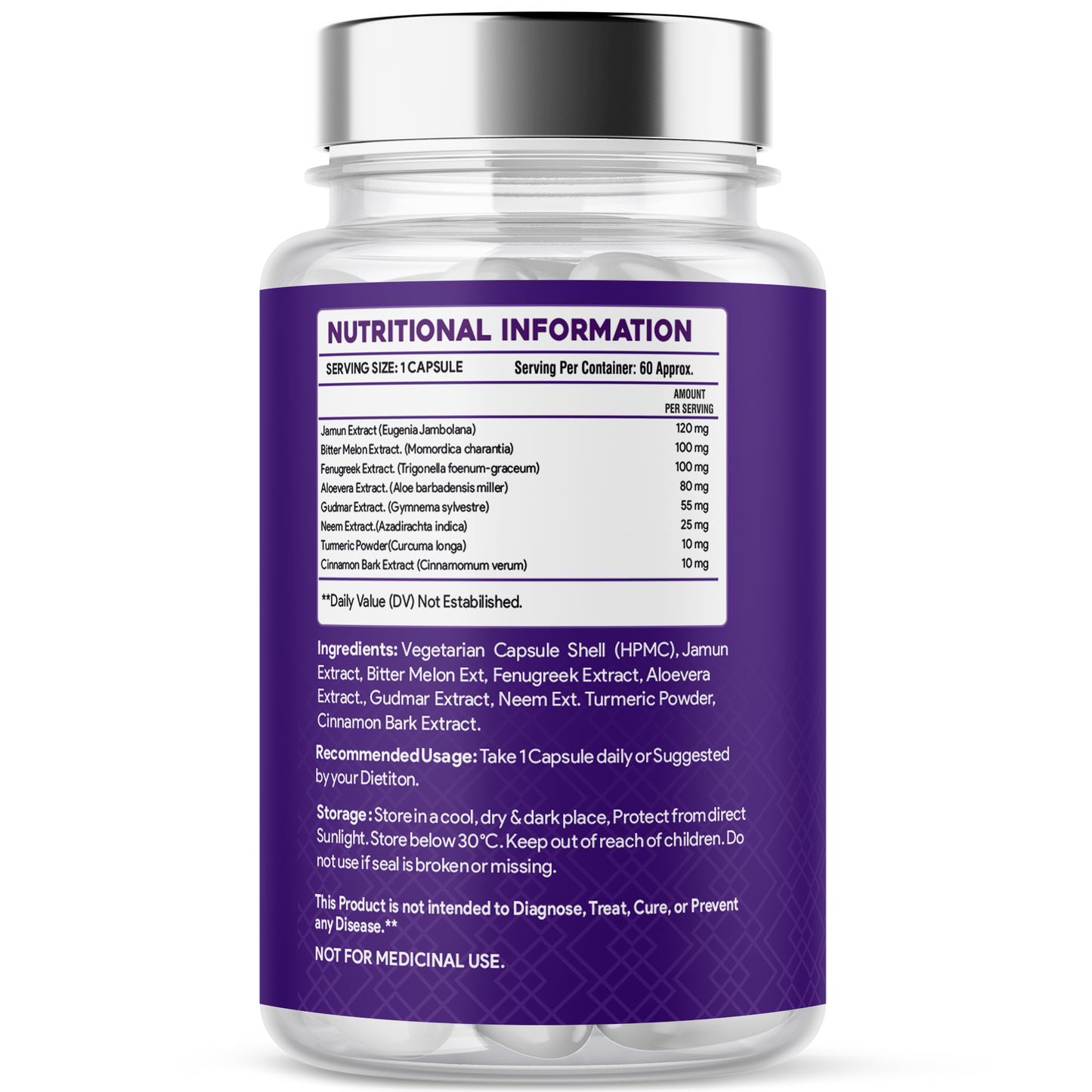 Diabex Capsules – Blood Sugar & Metabolism Support (60 Caps)