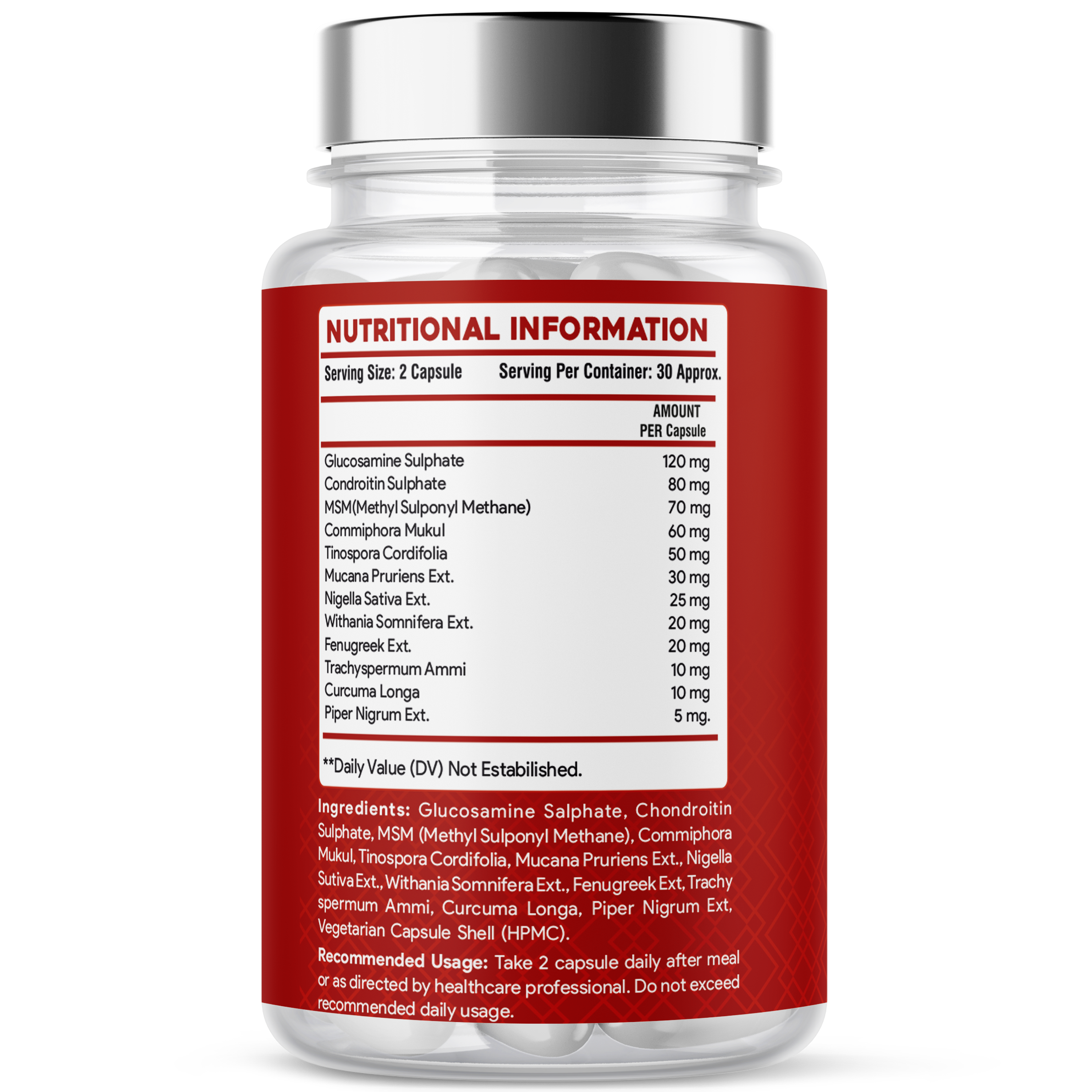 Joint Care Capsules – Mobility & Flexibility Support (60 Caps)