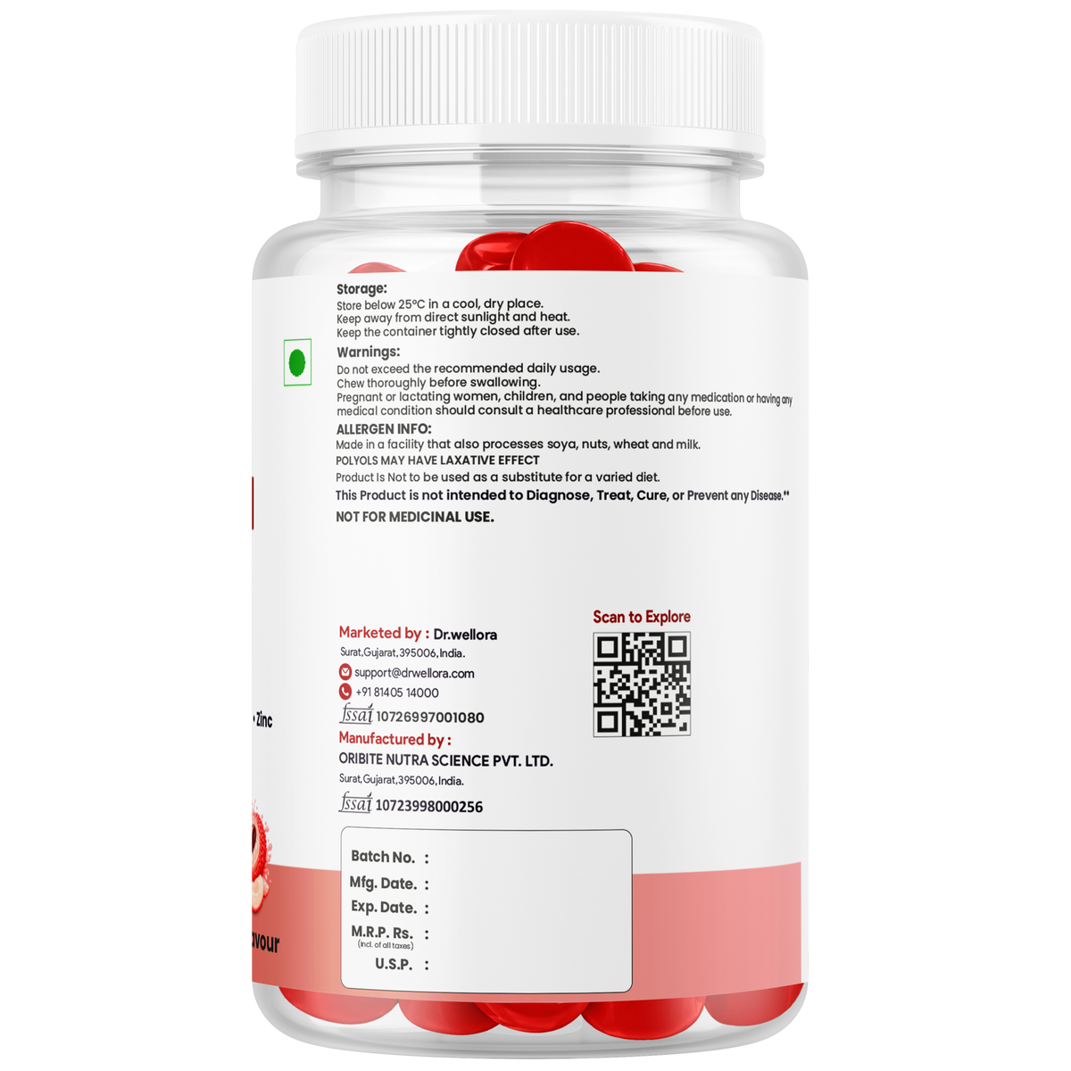 Kids Multivitamin Gummies with Vitamins & Minerals – Daily Nutrition Support for Growing Kids