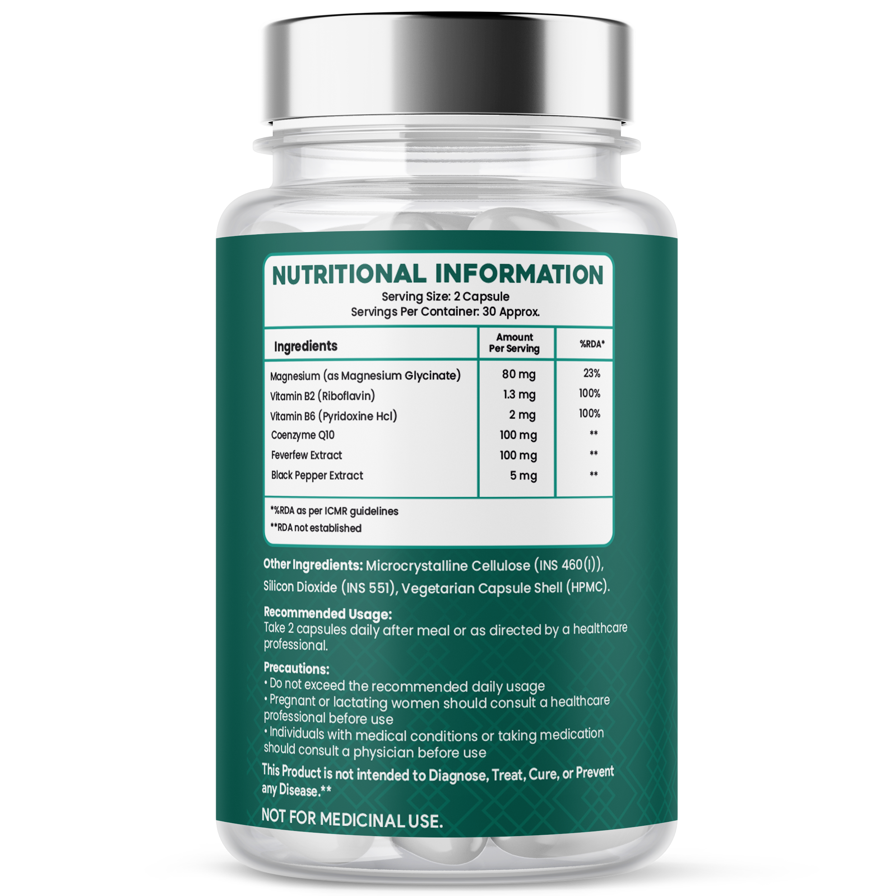 Migra Zen Capsules – Brain Health & Stress Relief (60 Caps)