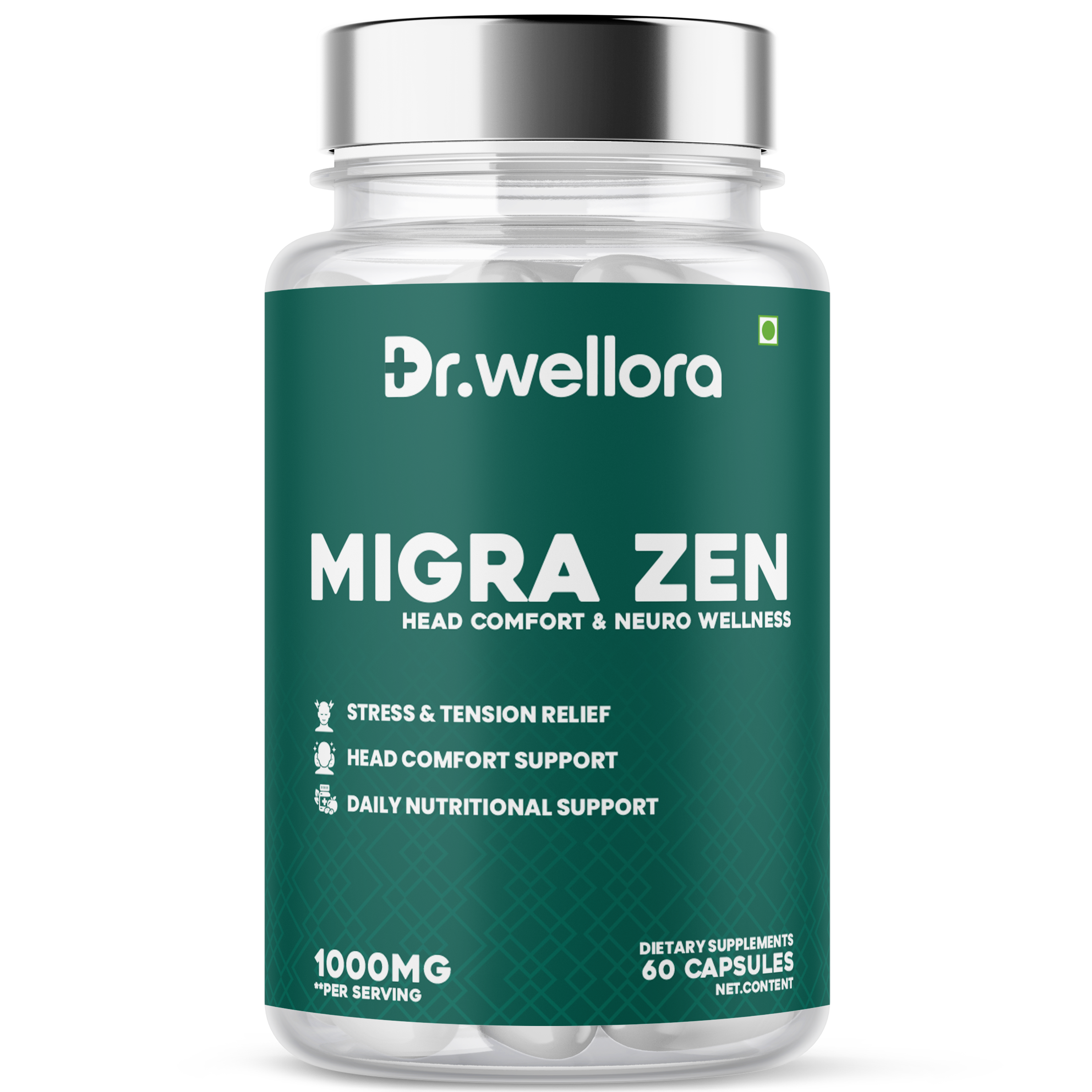 Migra Zen Capsules – Brain Health & Stress Relief (60 Caps)