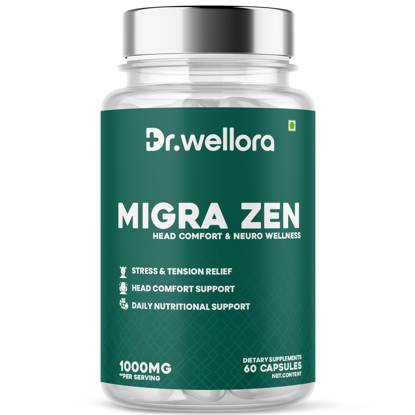 Migra Zen Capsules – Brain Health & Stress Relief (60 Caps)