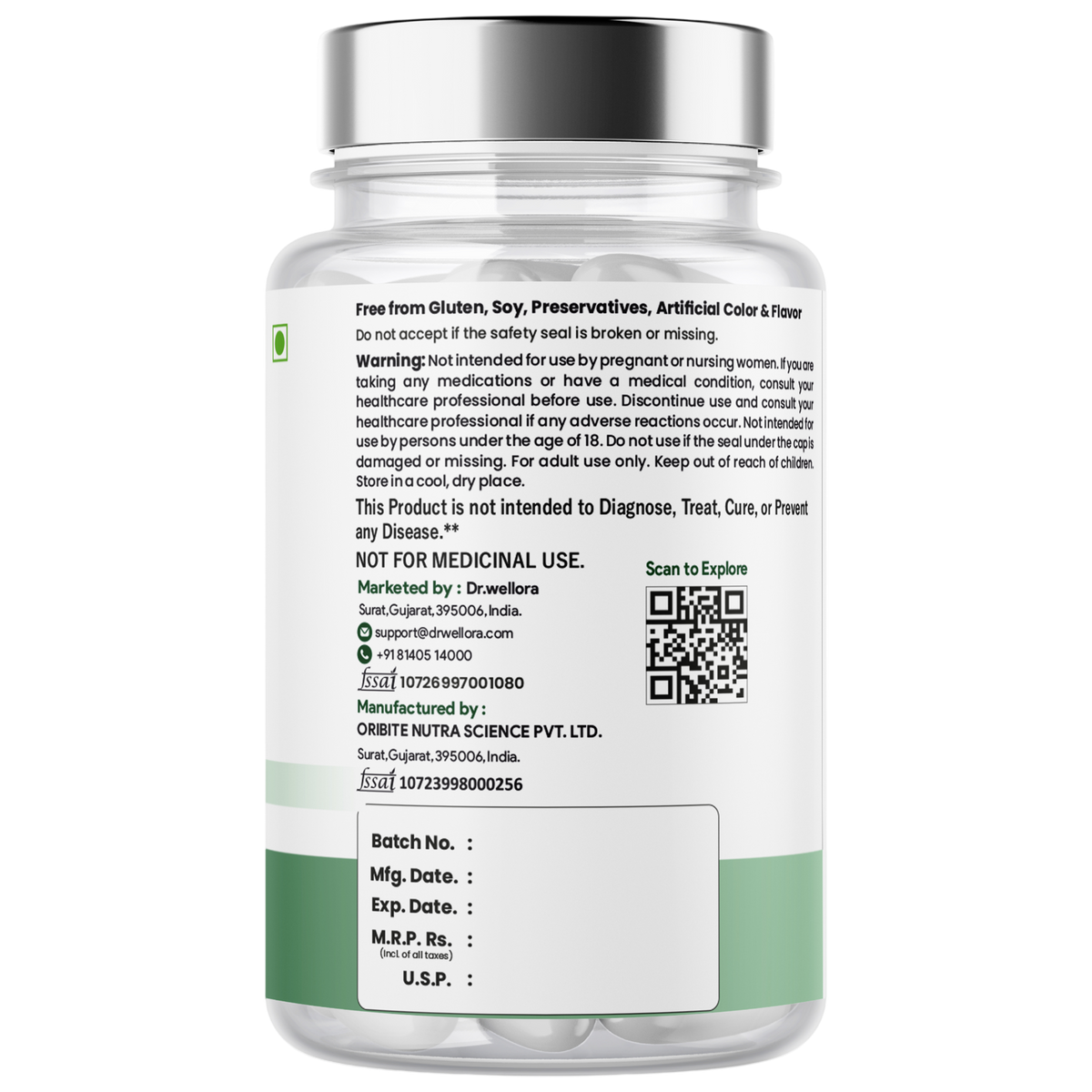 Moringa Seed Oil Capsules – Cold-Pressed Morning Glory Seed Oil for Skin, Hair & Daily Wellness