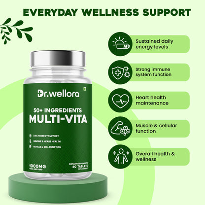 Multi-Vita Tablets – Energy & Immunity Support (60 Tabs)